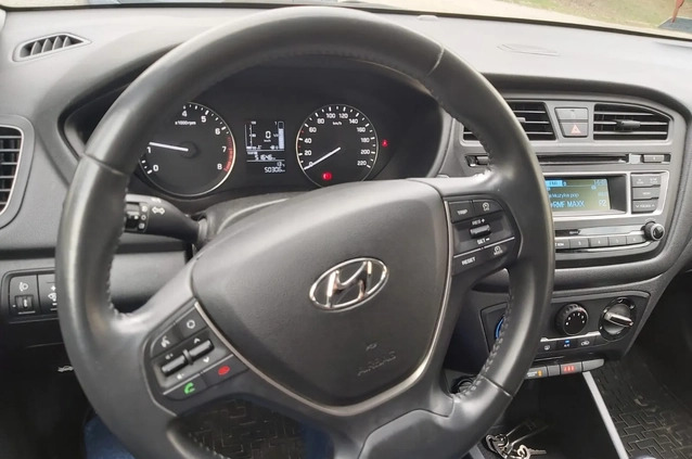 Hyundai i20 cena 49900 przebieg: 50150, rok produkcji 2017 z Świętochłowice małe 7